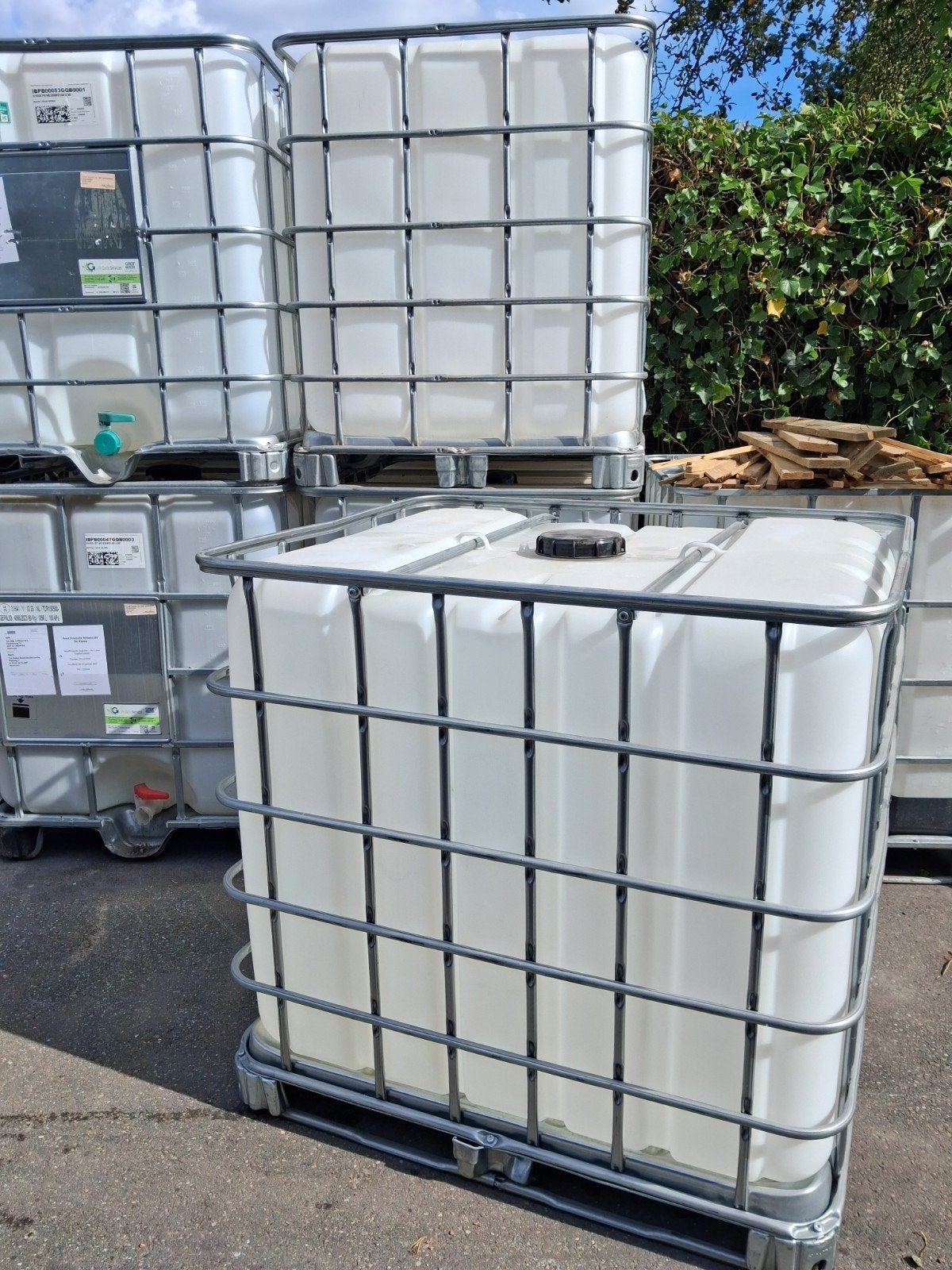 4 ibc vaten, Tuin en Terras, Ophalen