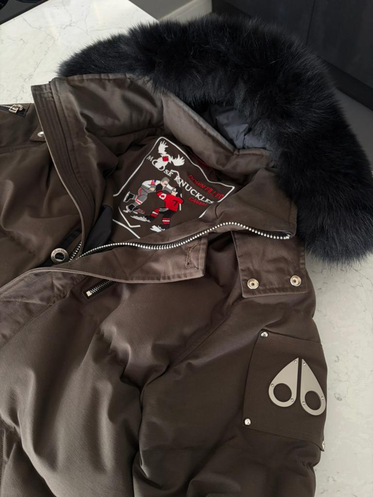 MOOSE KNUCKLES Jas maat XL, Ophalen of Verzenden, Zo goed als nieuw, Maat 56/58 (XL), Groen