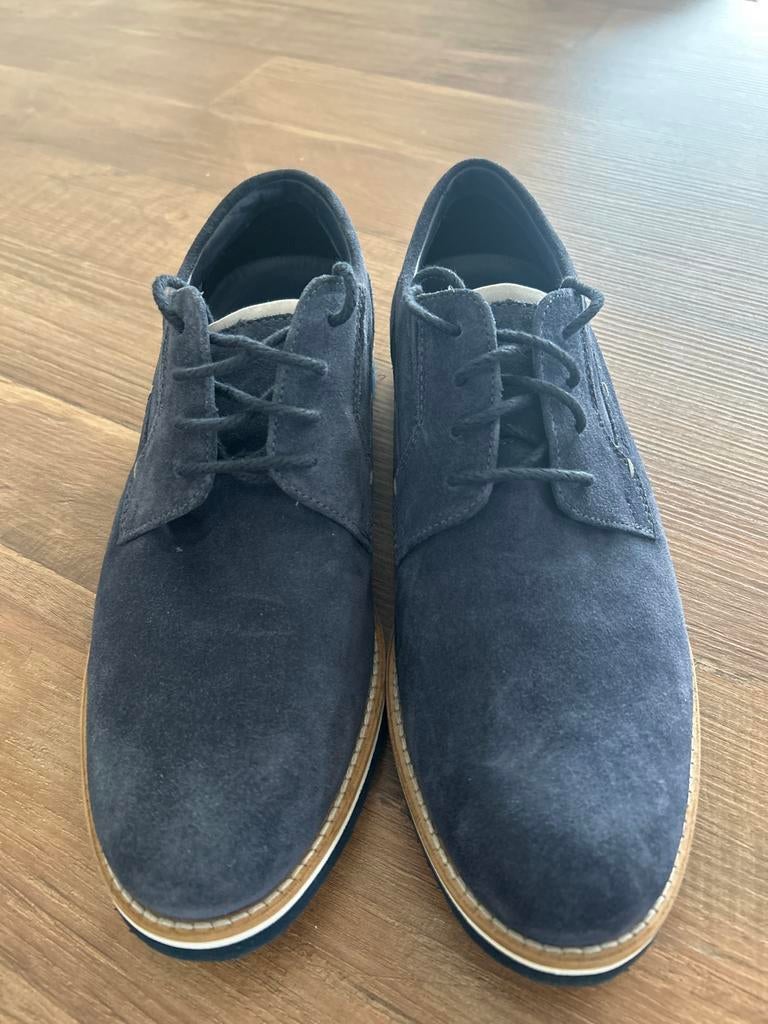 Sioux Dilip H 81 Blauw Suede Veterschoenen Maat 44, Ophalen of Verzenden, Nieuw, Blauw, Veterschoenen
