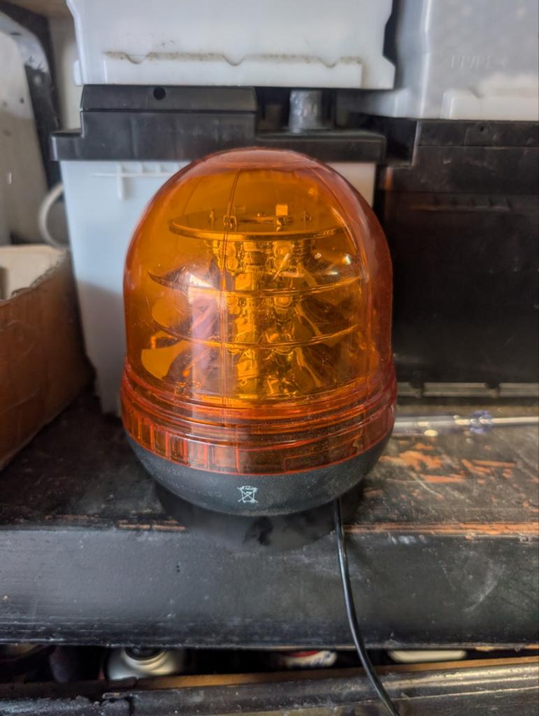 LED Zwaailamp 12V met Magneetbevestiging, Ophalen of Verzenden, Gebruikt
