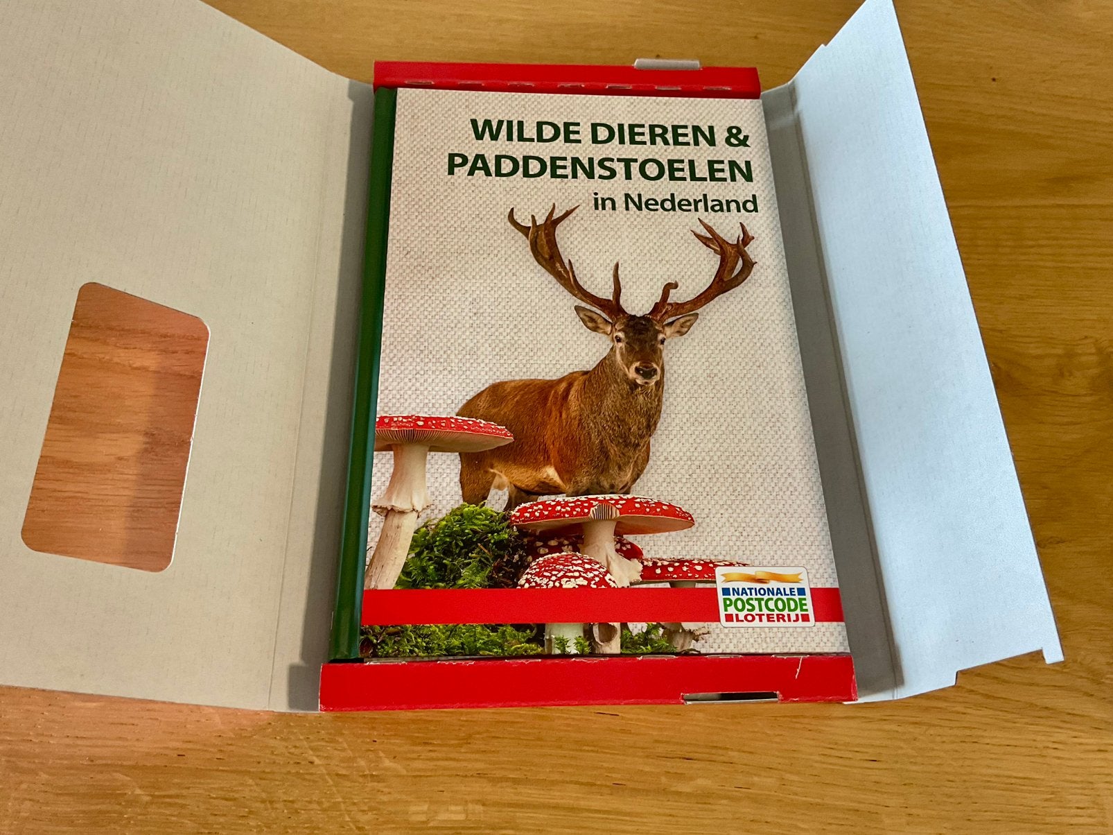Postcode Loterij: Wilde Dieren en Paddenstoelen in Nederland, Boeken, Ophalen, Nieuw, Natuur algemeen