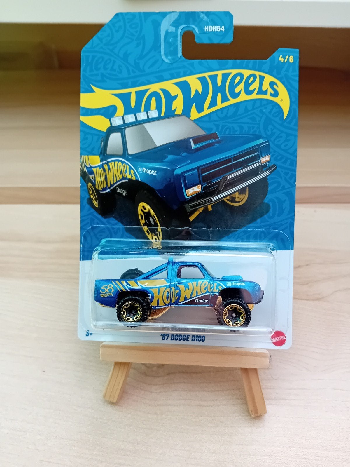 Hot Wheels 87 Dodge D100 58TH Anniversary, Ophalen of Verzenden, Nieuw, Auto