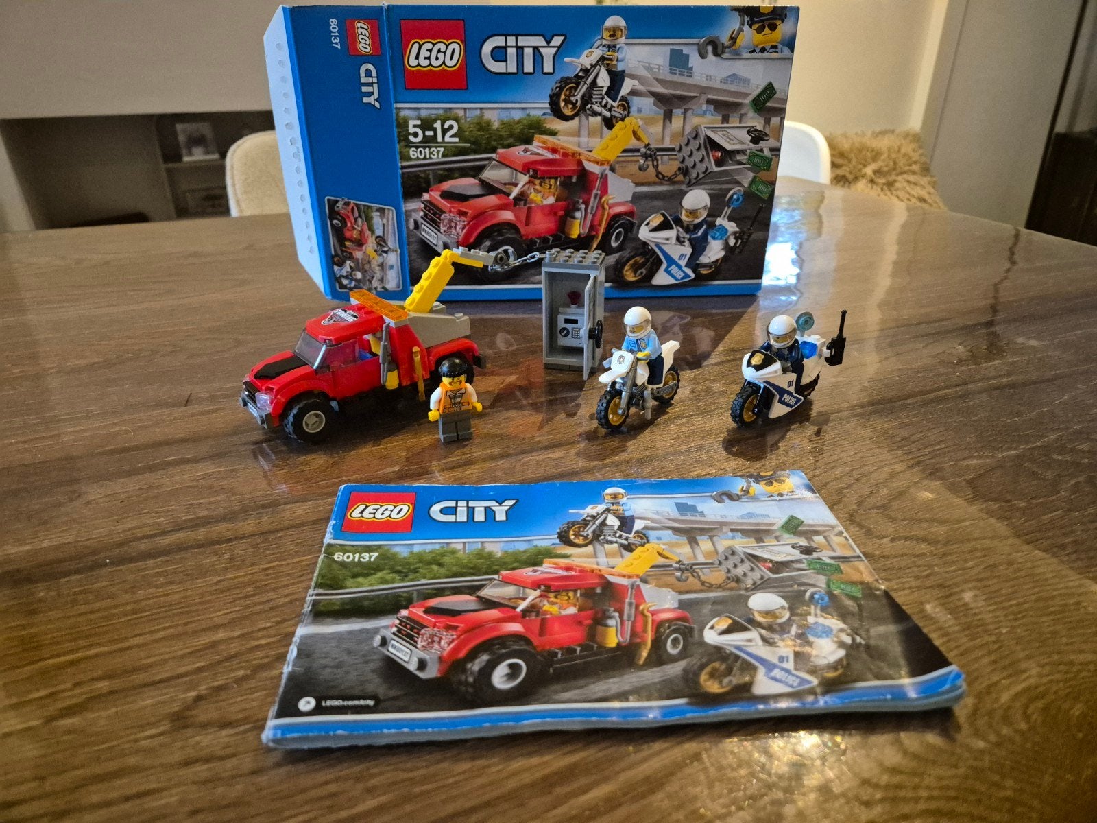LEGO City 60137 Sleepwagen in actie - Compleet met doos, Ophalen of Verzenden, Zo goed als nieuw