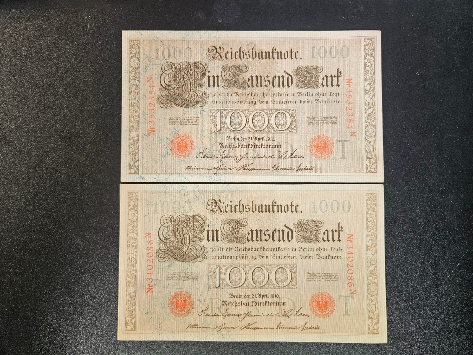 Duitsland pick 44b 1910 UNC-, Verzenden, Duitsland, Los biljet