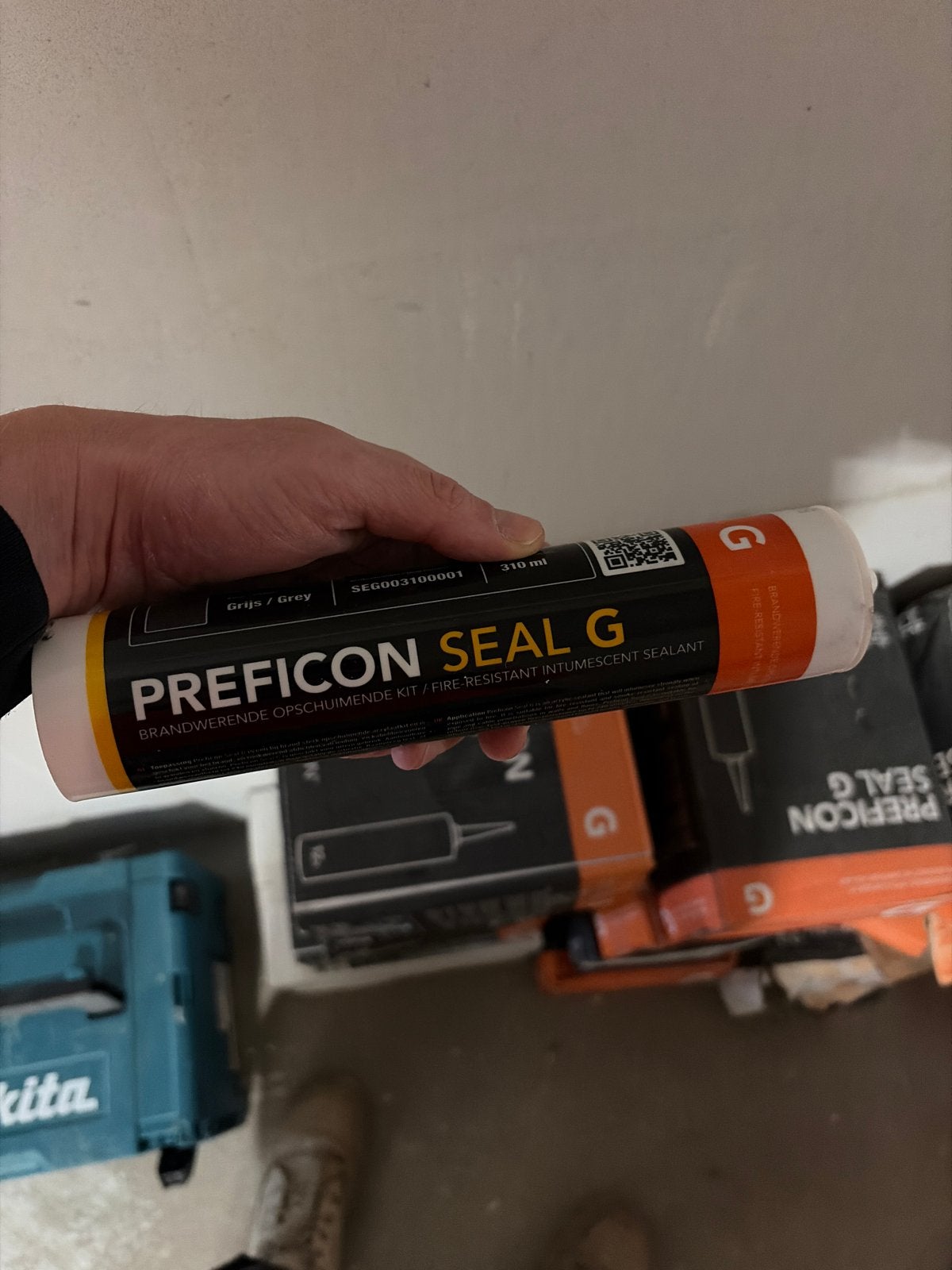 Brandwerende opschuimende kit Preficon Seal G - per doos, Overige materialen, Nieuw, Minder dan 5 m², Ophalen