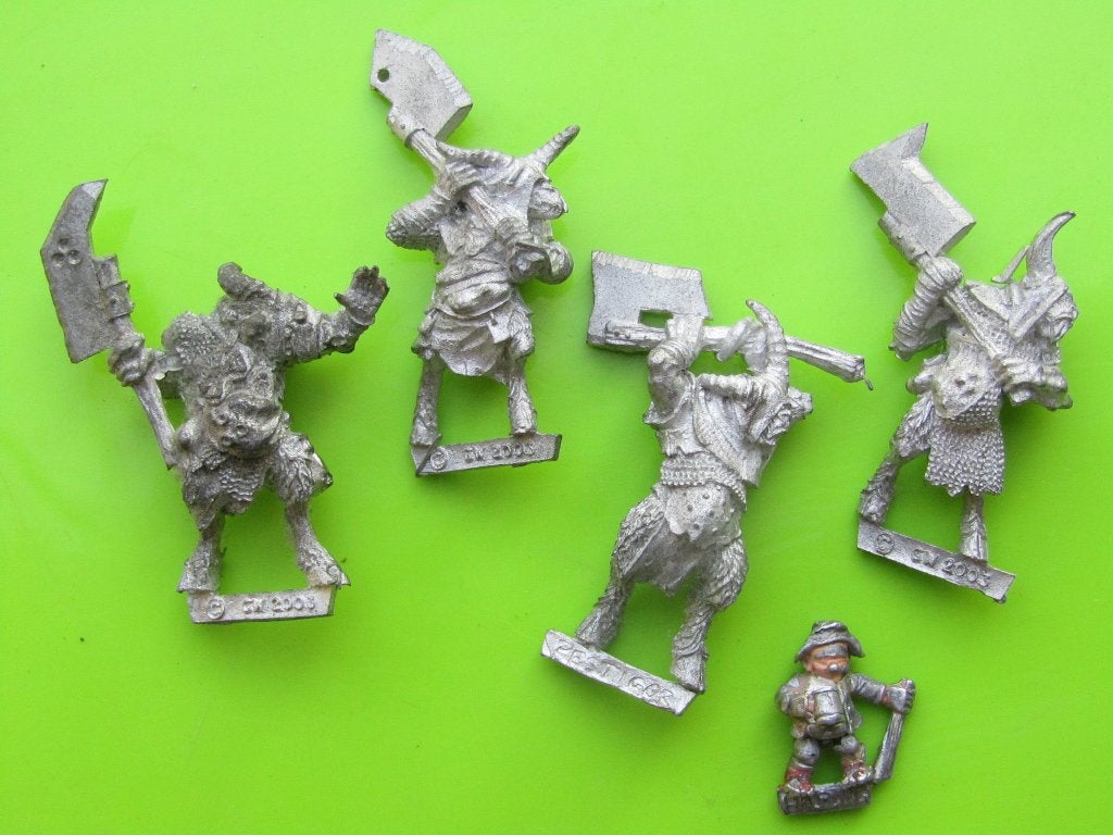 Beastmen Pestigors (b), Verzenden, Zo goed als nieuw, Warhammer, Figuurtje(s)