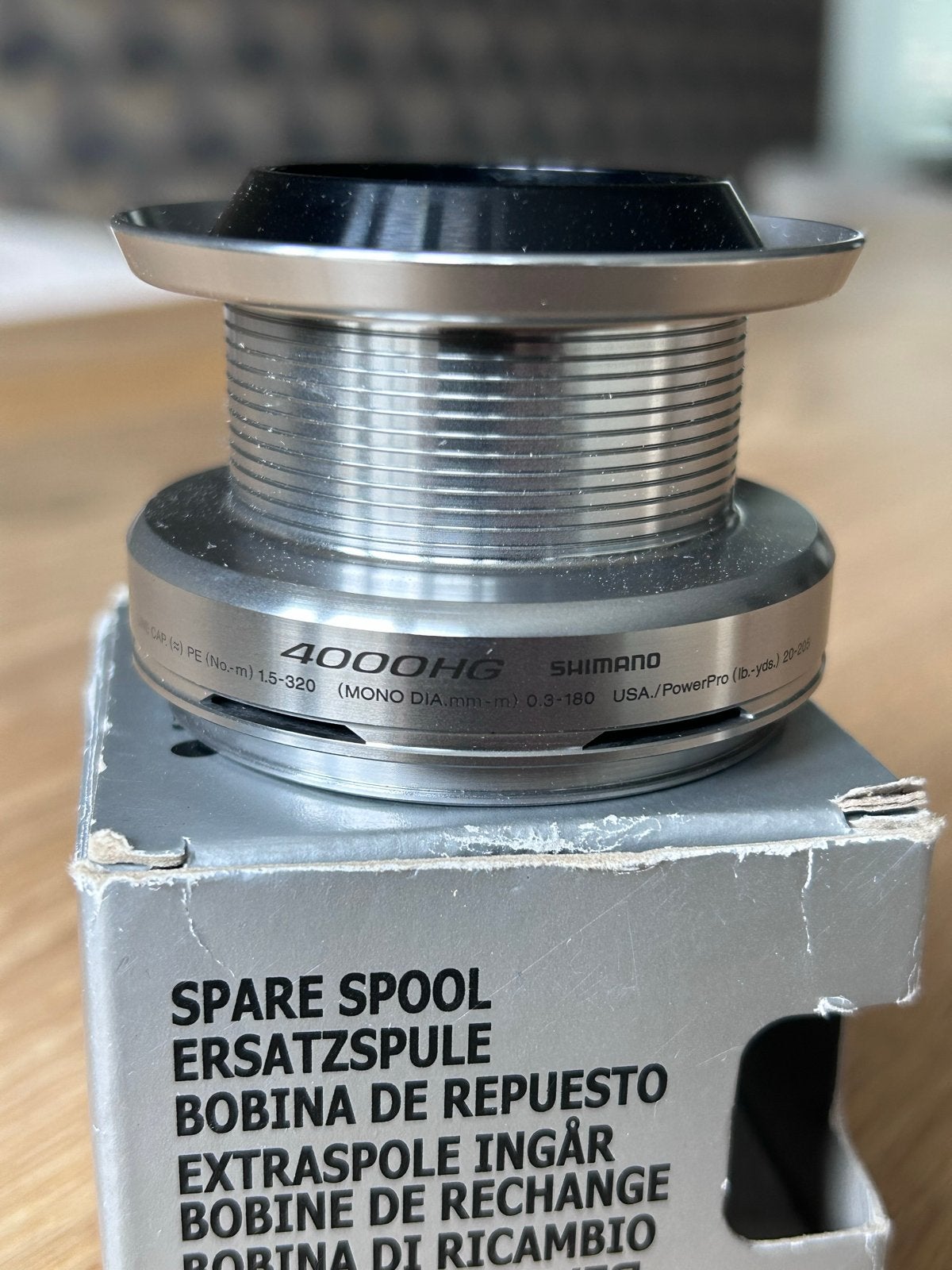 Nieuwe Shimano 4000HG Aero C14+ reserve spoel, Ophalen of Verzenden, Nieuw, Overige typen