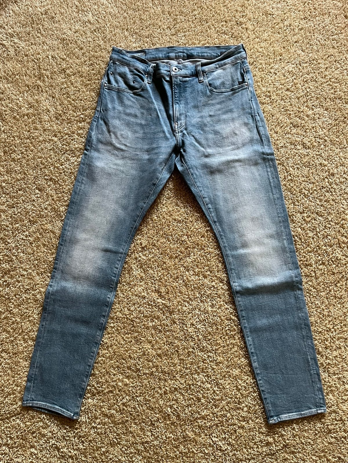 G-star Revend skinny jeans/spijkerbroek blauw mt. W36-L34, Ophalen of Verzenden, Zo goed als nieuw, Blauw, W36 - W38 (confectie 52/54)