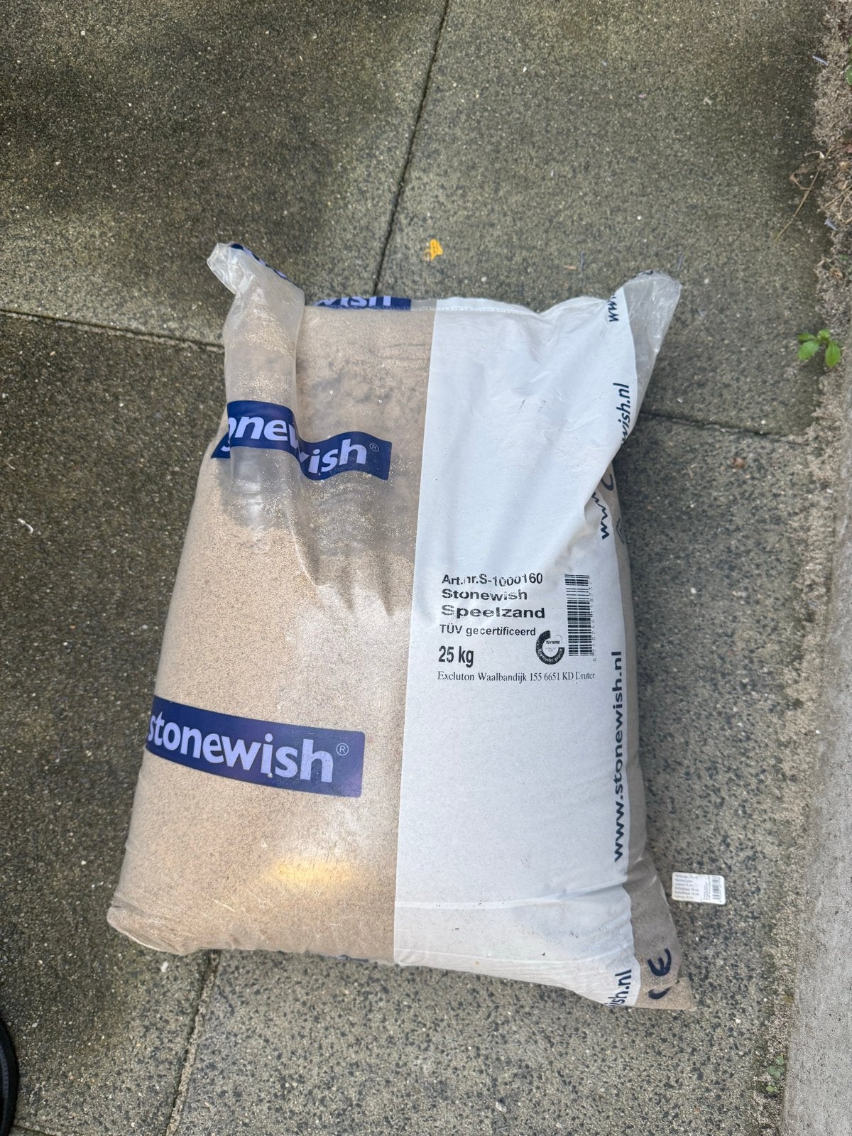 Gratis Speelzand - 2 zakken (25 kg per zak), Ophalen, Gebruikt, Speelzand