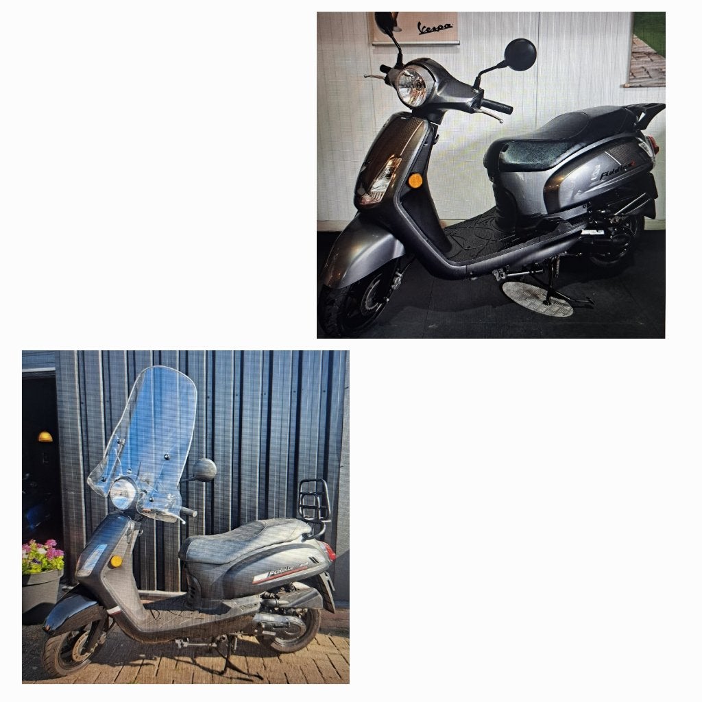 Zwarte Sym Fiddle II 50S/Grijze Sym Fiddle II i bromscooters, Ophalen, Zo goed als nieuw, Benzine, Fiddle