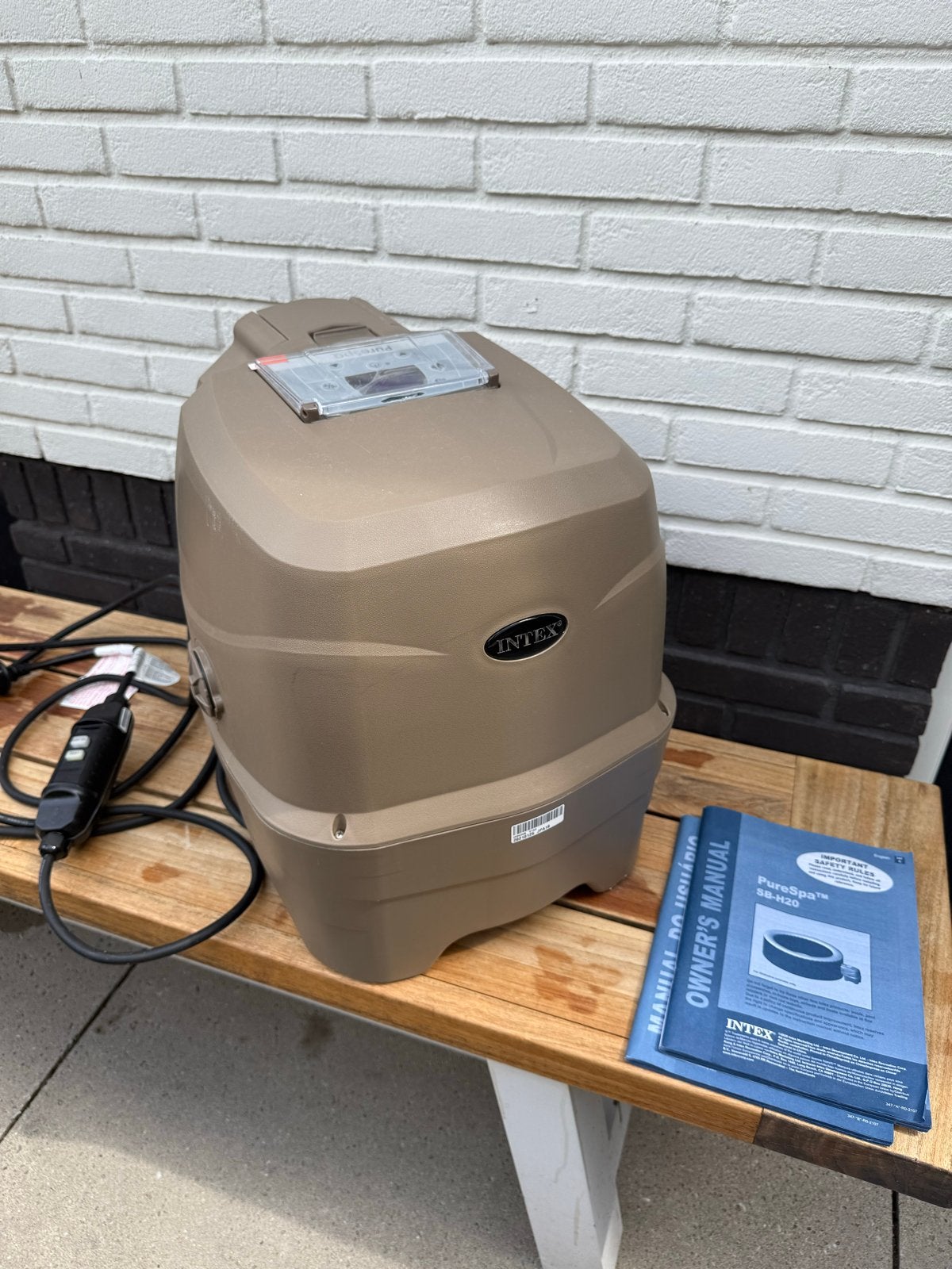 Intex PureSpa filterpomp voor jacuzzi, Ophalen, Gebruikt, Filter, Vast
