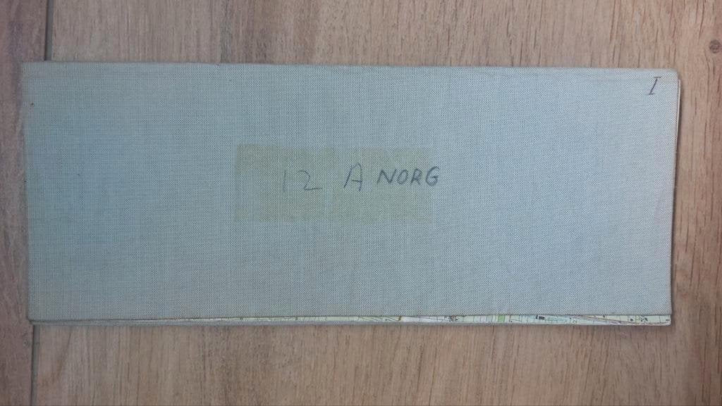 11A Norg Roden Langelo Peize Westverlde Stafkaart uit 1982, Topografische Dienst Nederland, Ophalen of Verzenden, 1800 tot 2000