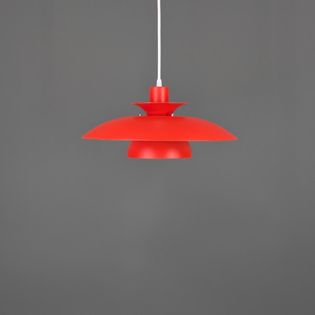 Jeka Molly lamp in oranje: mid-century modern jaren 80, Huis en Inrichting, Lampen | Hanglampen, Ophalen of Verzenden, Zo goed als nieuw