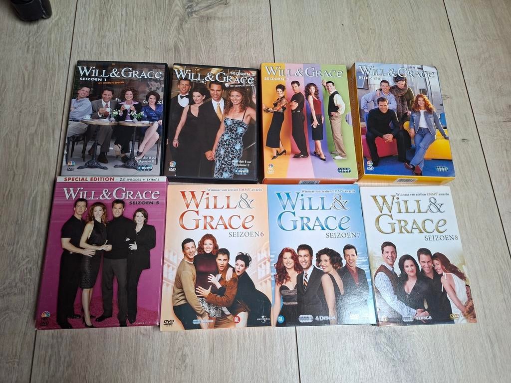 Will & Grace DVD Boxset compleet, Alle leeftijden, Ophalen of Verzenden, Komedie, Boxset