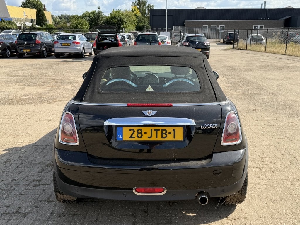 MINI Cabrio 1.6 Cooper Chili| 2009| LEER| CLIMA| MOTOR STUK, Auto's, Sportstoelen, Gebruikt, Beige, 4 cilinders