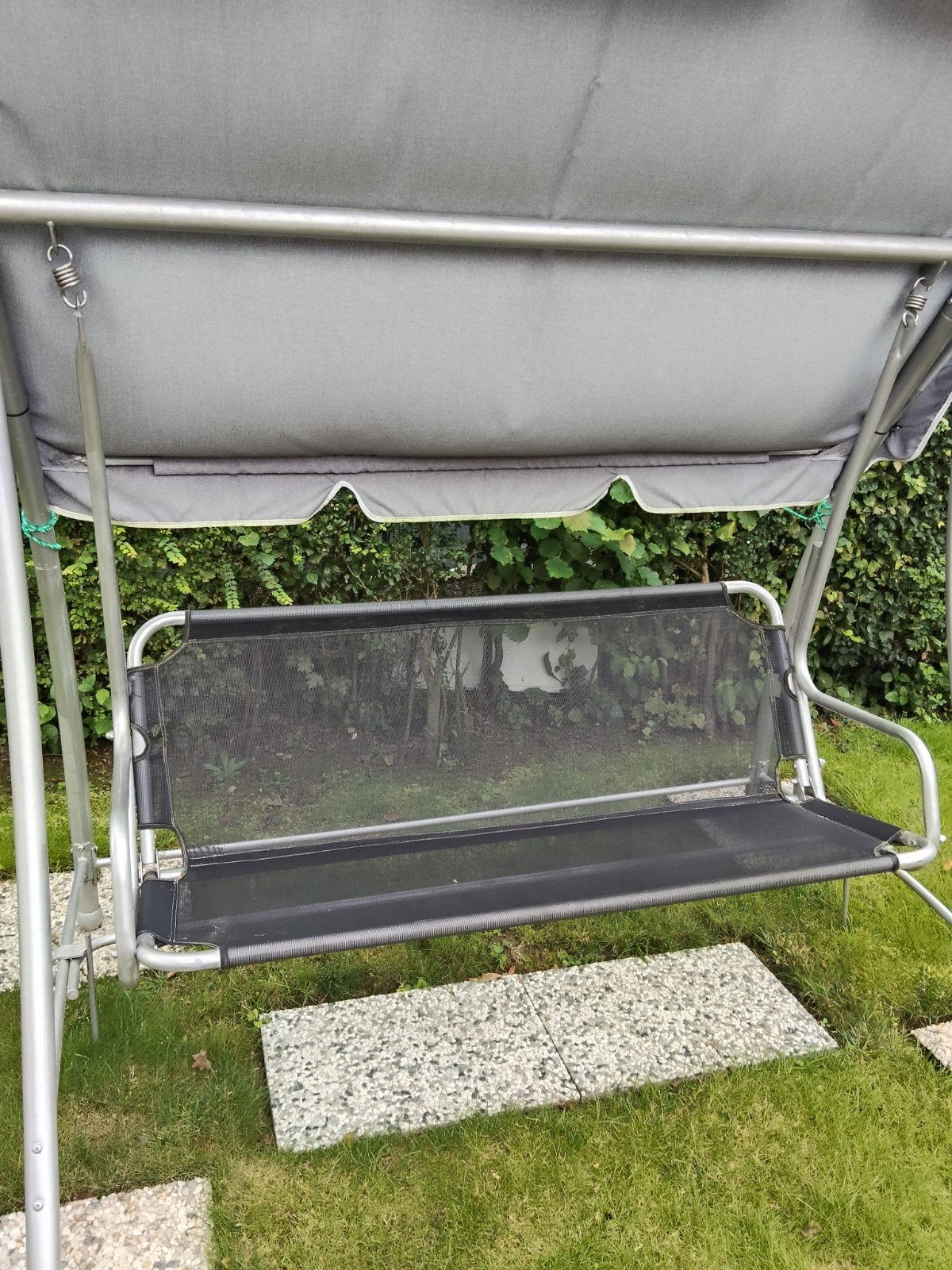 Schommelbank met kussens, Tuin en Terras, Ophalen, Zo goed als nieuw, Metaal, Schommelbank