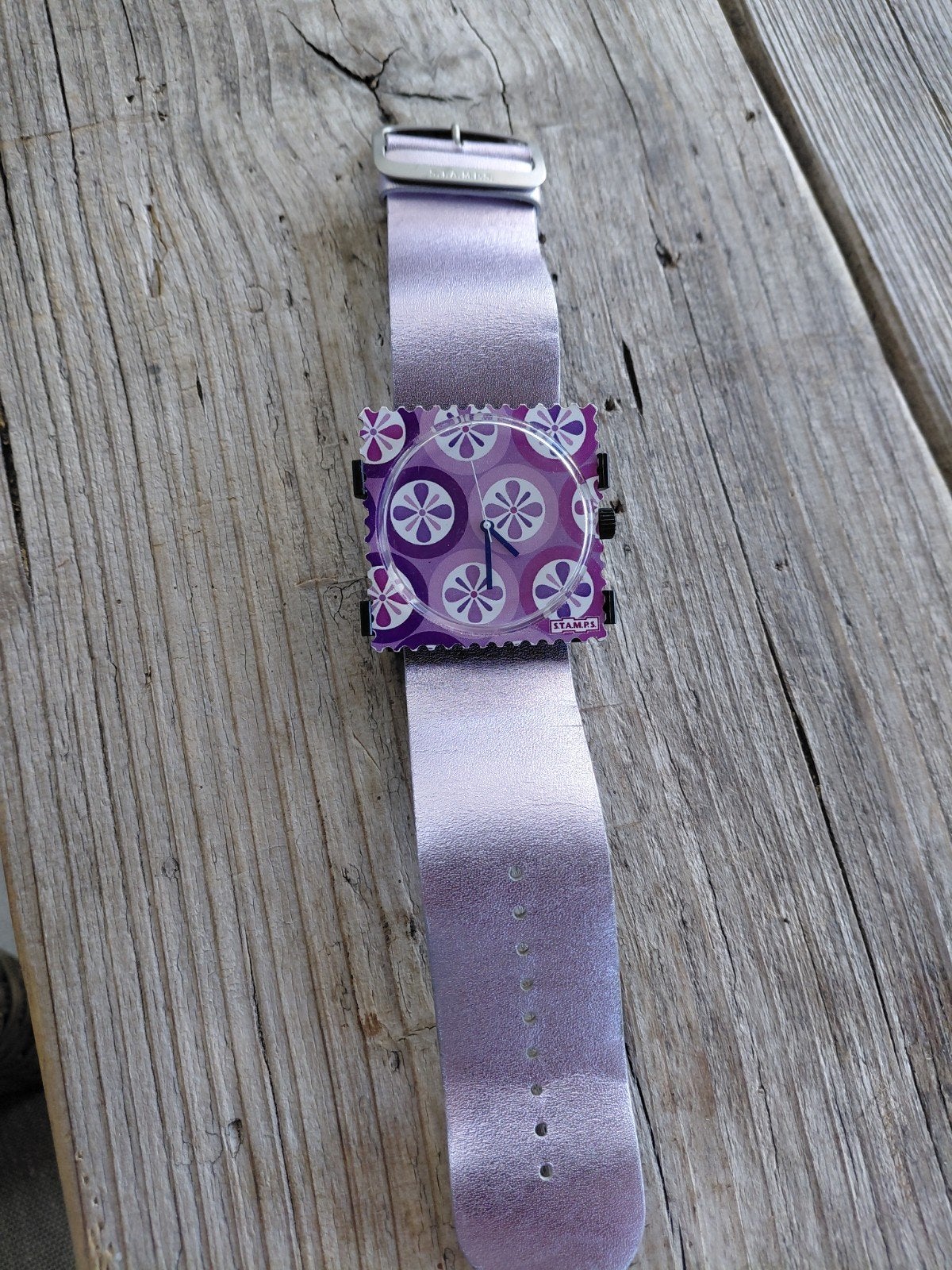 horloge merk  S.T.A.M.P.S ., Sieraden, Tassen en Uiterlijk, Horloges | Dames, Ophalen of Verzenden, Zo goed als nieuw, Leer, Overige merken