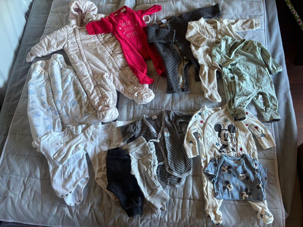 Winter babykleding pakket 0-3m (62) unisex, veel merken, Ophalen of Verzenden, Gebruikt, Jongetje of Meisje