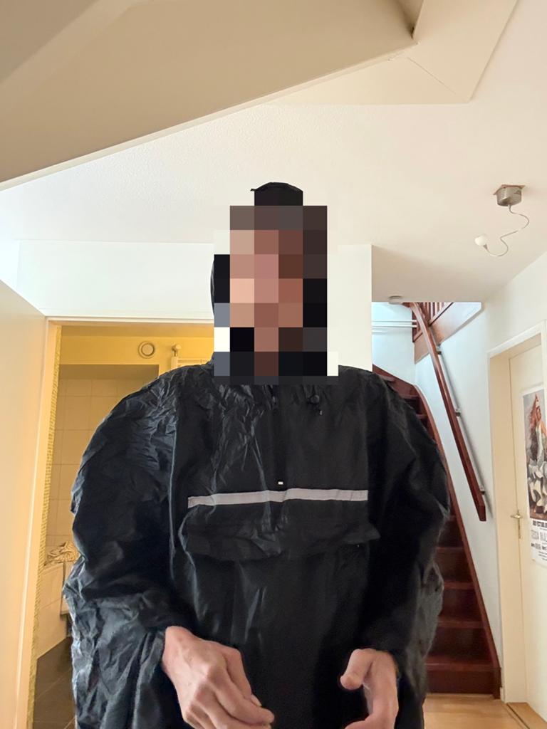 Hema regen poncho maat L/XL, Ophalen of Verzenden, Zo goed als nieuw, Regenjas