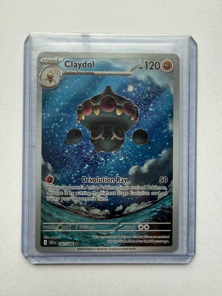 Pokémon Kaart Claydol (CRI 092) Chaos Rising, Ophalen of Verzenden, Zo goed als nieuw, Losse kaart