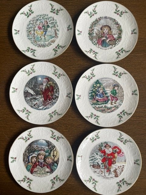 Kerst wandborden porselein, Ophalen of Verzenden