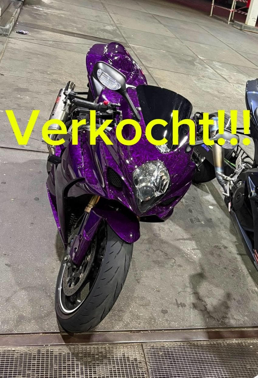 Suzuki GSX-R 1000 K8 - Gespoten Forged Carbon Paars, Motorrijbewijs A, Gebruikt, Super Sport, Particulier