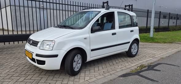Fiat Panda 1.2 44KW 60PK 2009 Wit, Auto's, Voorwielaandrijving, Stof, Bluetooth, 1242 cc