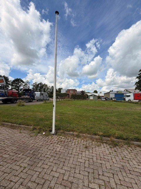 Aluminium Vlaggenmast 6 Meter met Kantelvoet, Diversen, Vlaggen en Wimpels, Ophalen of Verzenden, Gebruikt