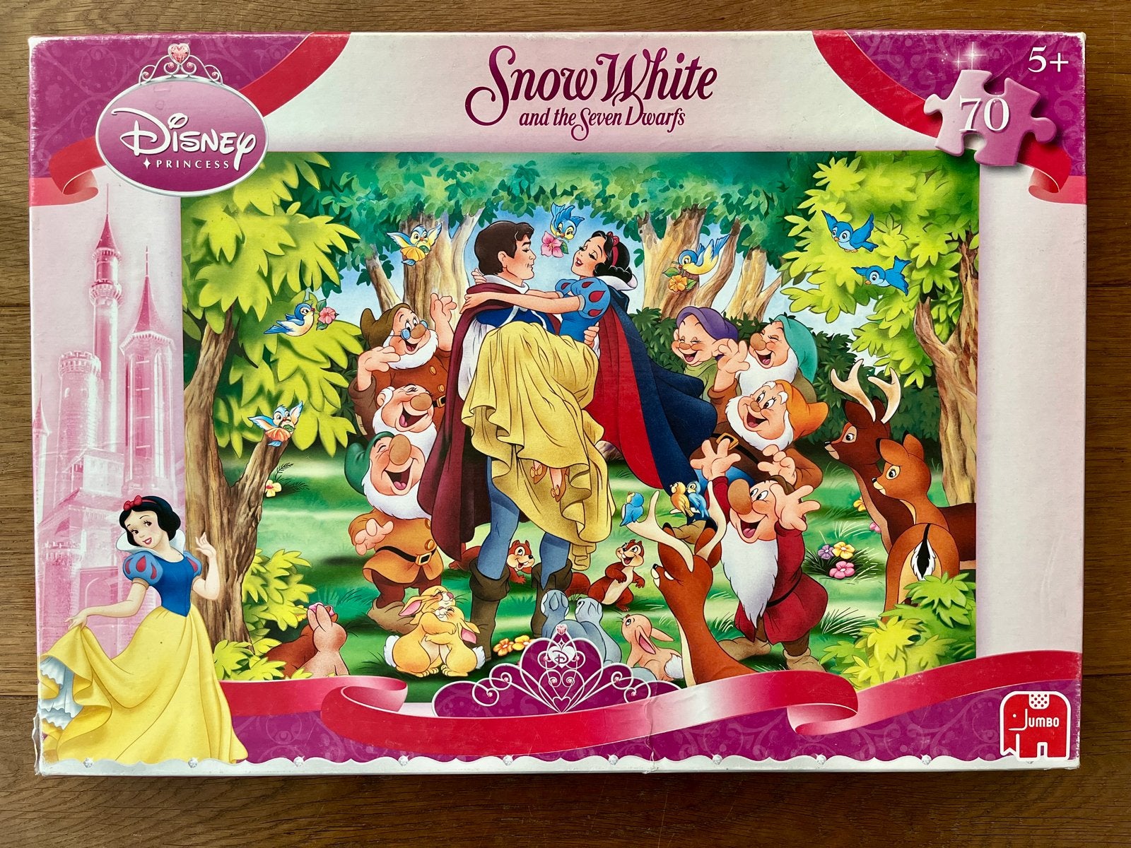 Disney Sneeuwwitje en de Zeven Dwergen puzzel (70 stukjes), Ophalen of Verzenden, Meer dan 50 stukjes, Gebruikt, 6 jaar of ouder