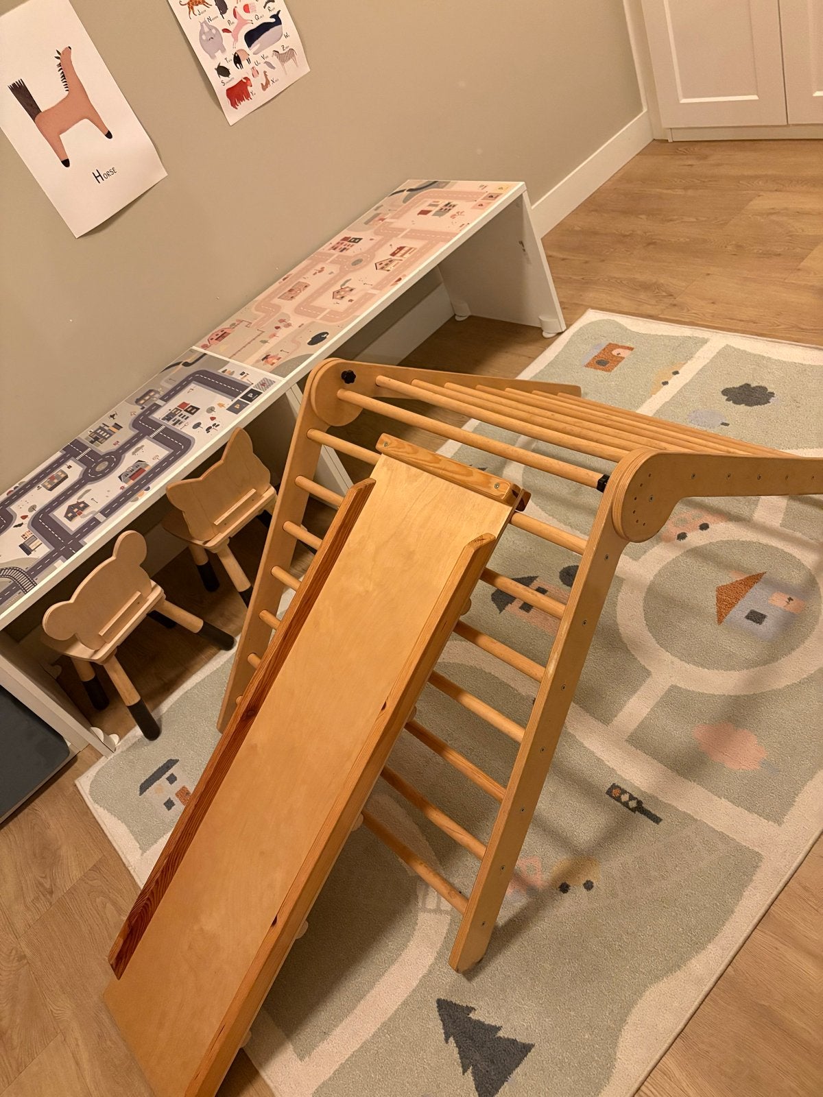Pikler speelset met klimrek en glijbaan/loopplank, Ophalen, Gebruikt, Glijbaan