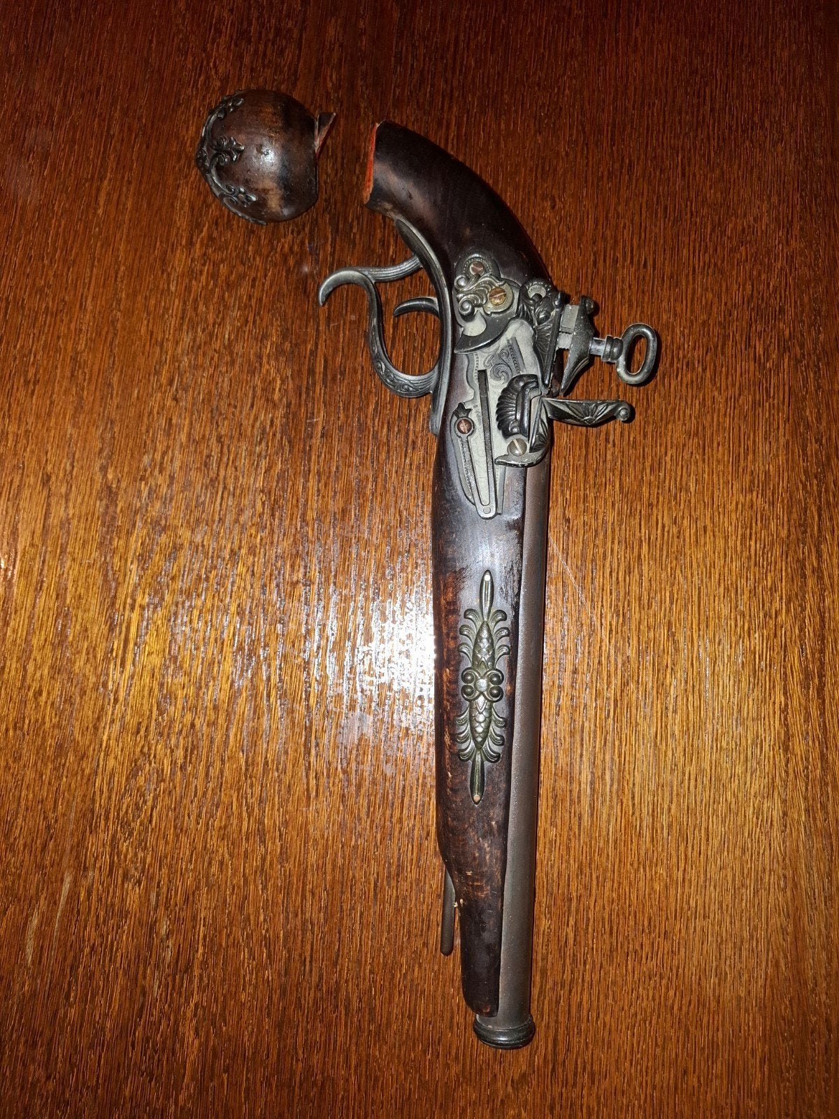Antiek vuursteenpistool - Decoratief, Ophalen of Verzenden