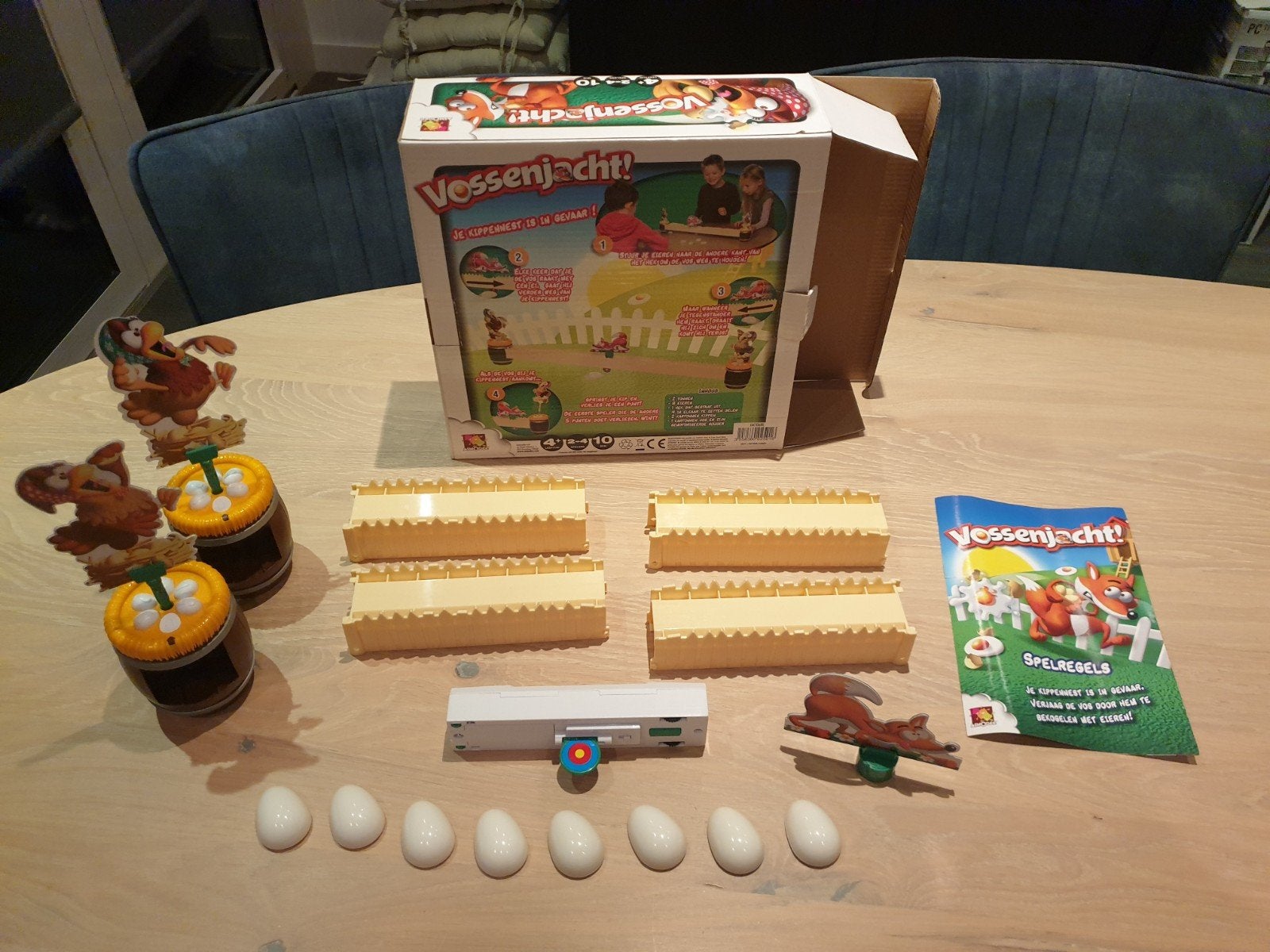 Vossenjacht! gezelschapsspel - Leuk familiespel, Drie of vier spelers, Ophalen of Verzenden, Zo goed als nieuw, Asmodee