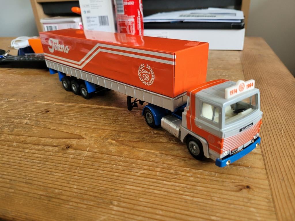 Scania 141 tekno oplegger, T, T, Zo goed als nieuw, Tekno