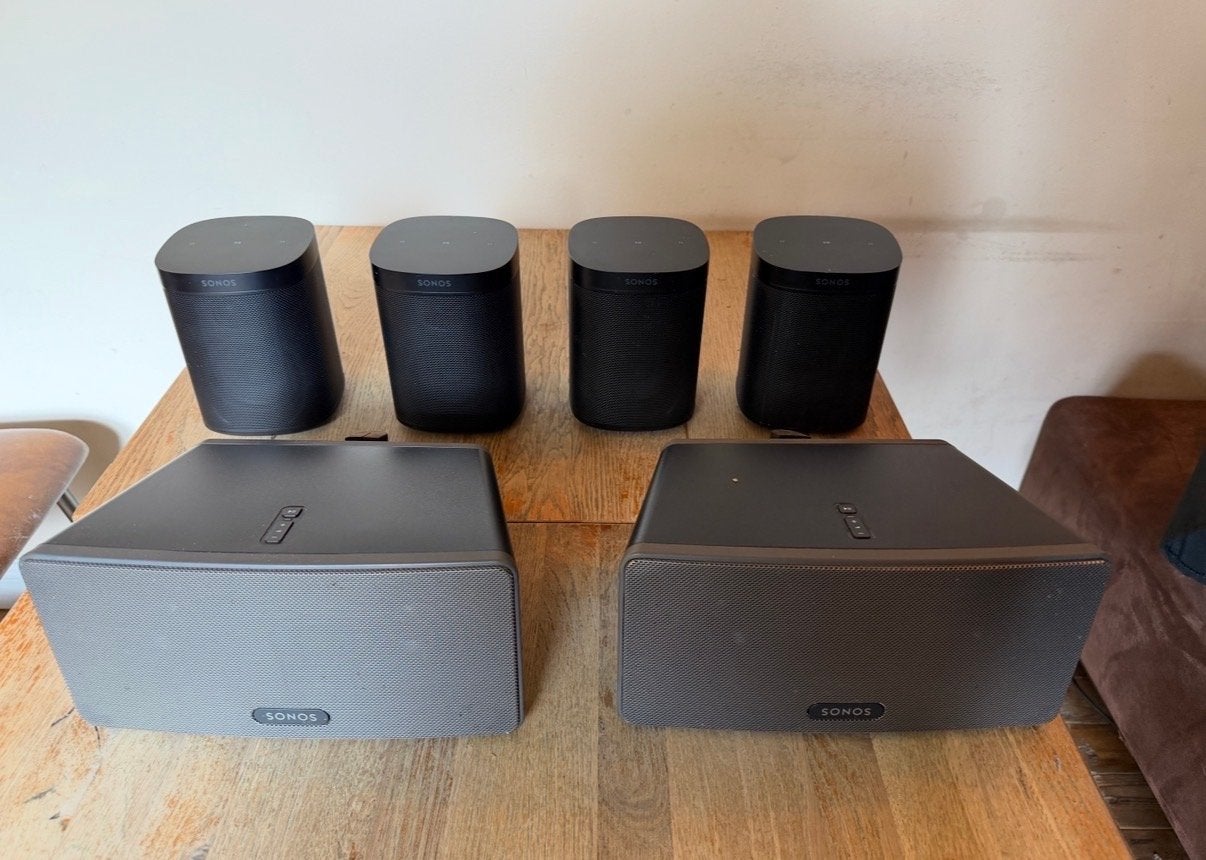 Sonos Speakerset met ophanging, Audio, Tv en Foto, Luidsprekers, Ophalen, Gebruikt, Speakerset, WiFi
