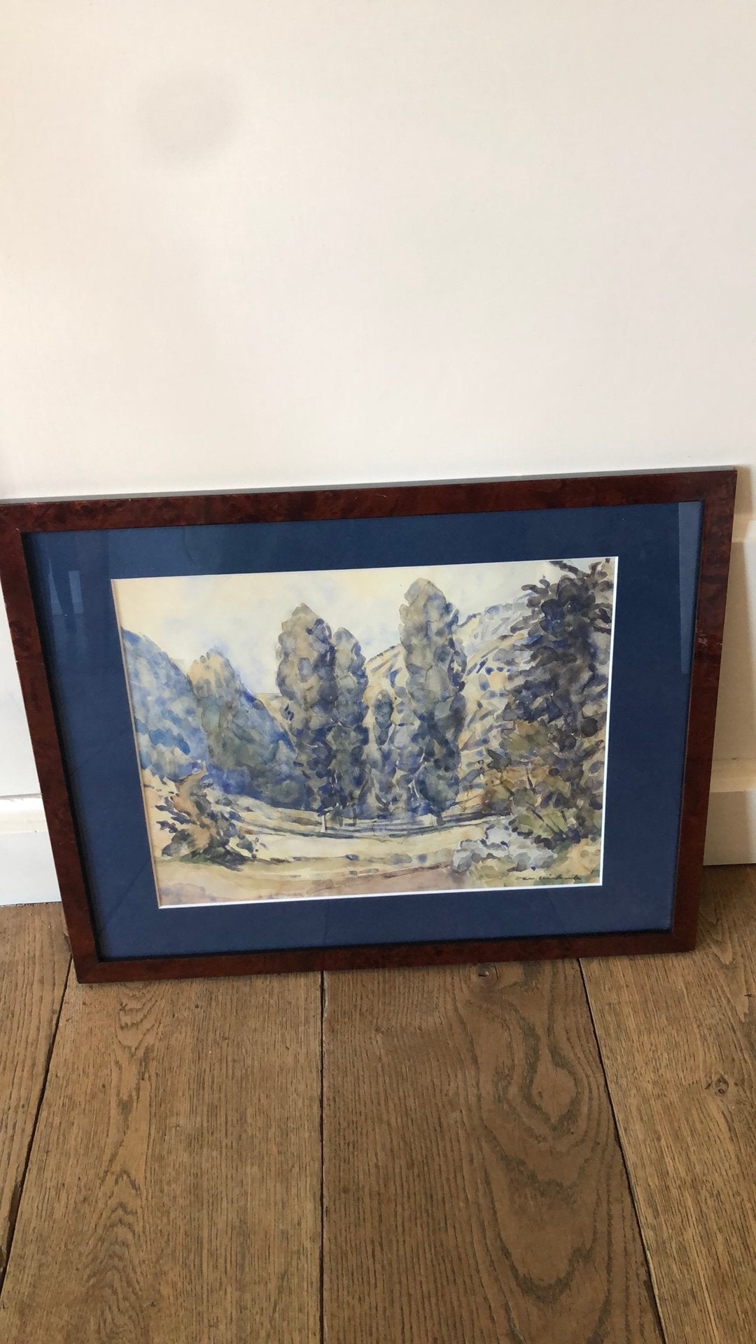 Oude aquarel, Ophalen of Verzenden