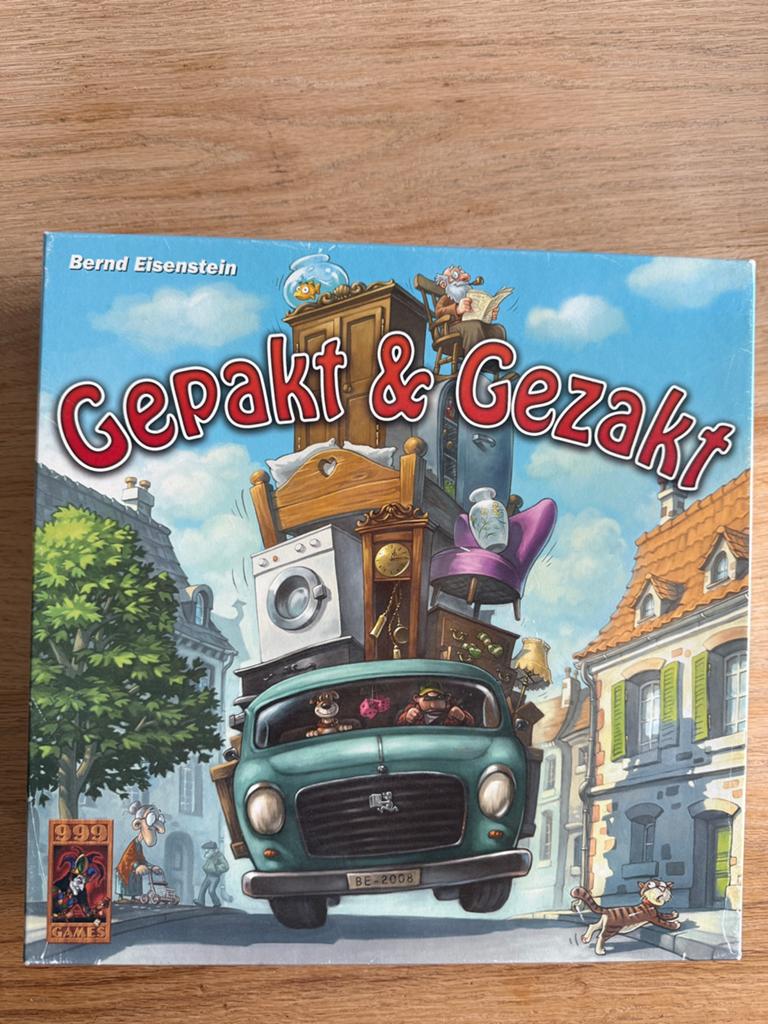 Gepakt en gezakt, Hobby en Vrije tijd, Gezelschapsspellen | Bordspellen, Vijf spelers of meer, Ophalen of Verzenden, Zo goed als nieuw