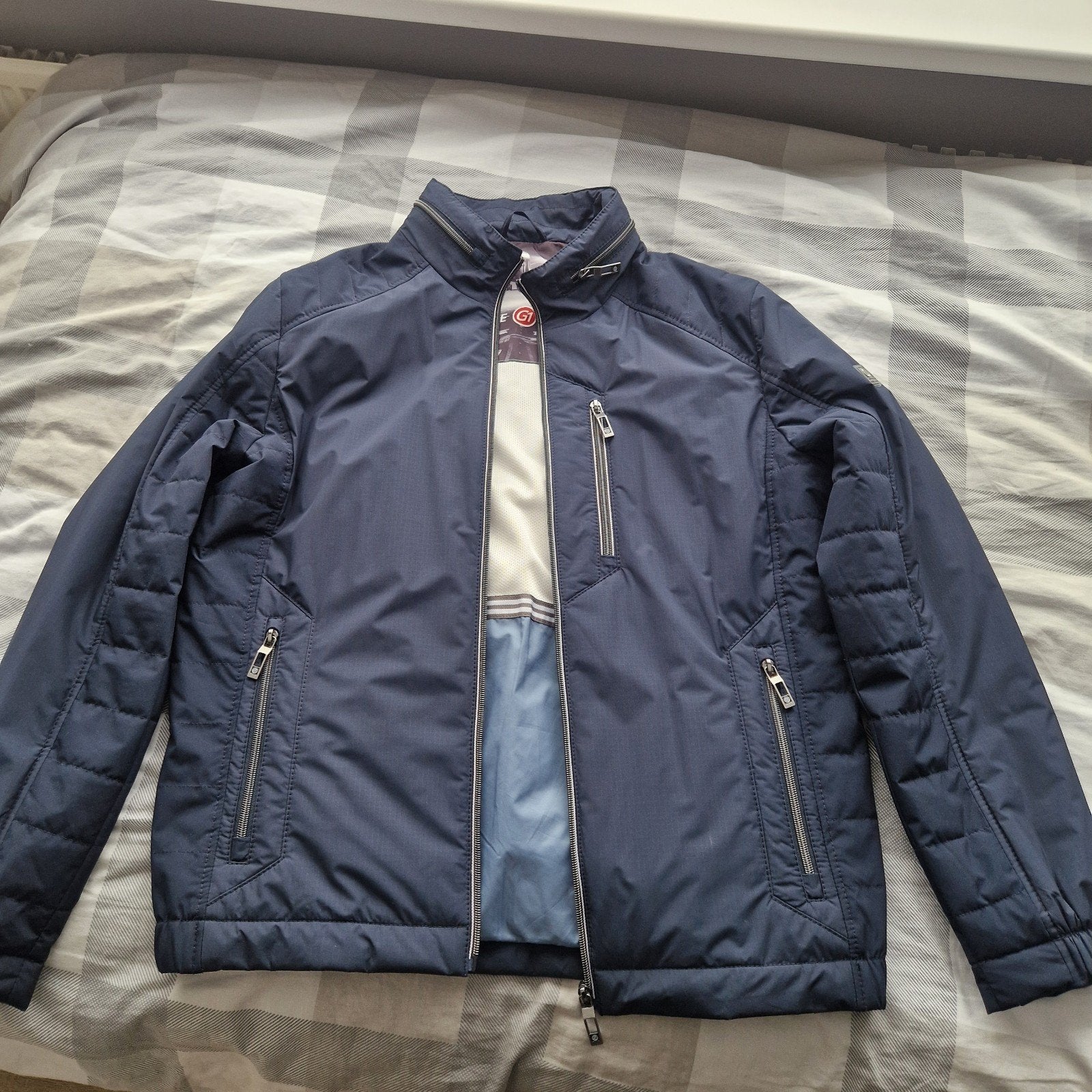 Nieuwe jas - Gate One - Maat 52 (L), Kleding | Heren, Jassen | Winter, Ophalen, Maat 52/54 (L), Blauw, Nieuw