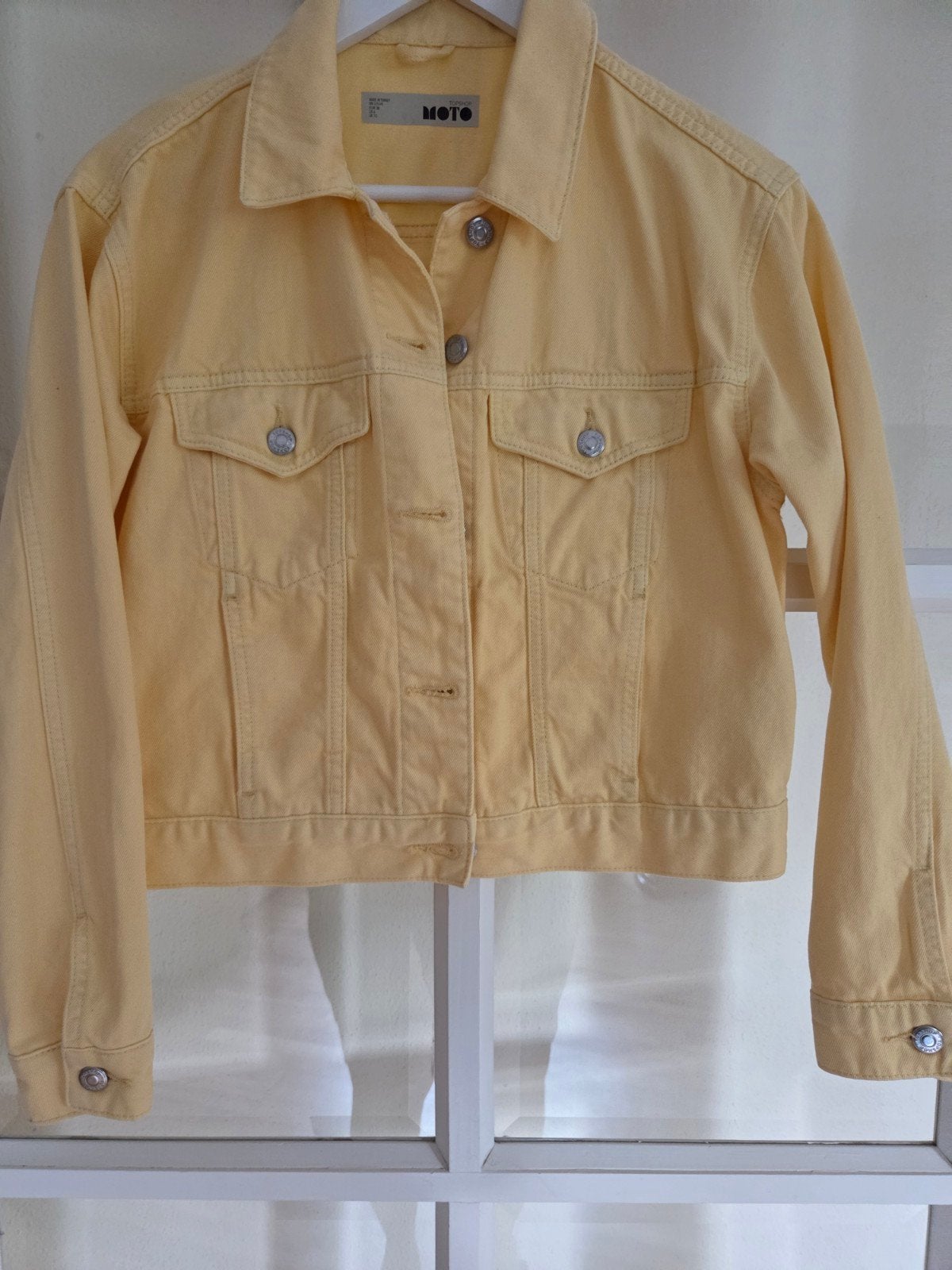 Jasje maat 38 merk Topshop, Maat 38/40 (M), Geel, Topshop, Ophalen of Verzenden