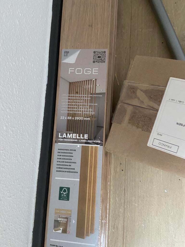 4x Room devider latten met montage, Doe-het-zelf en Verbouw, Vloerdelen en Plavuizen, Ophalen, Overige materialen, 30 cm of meer