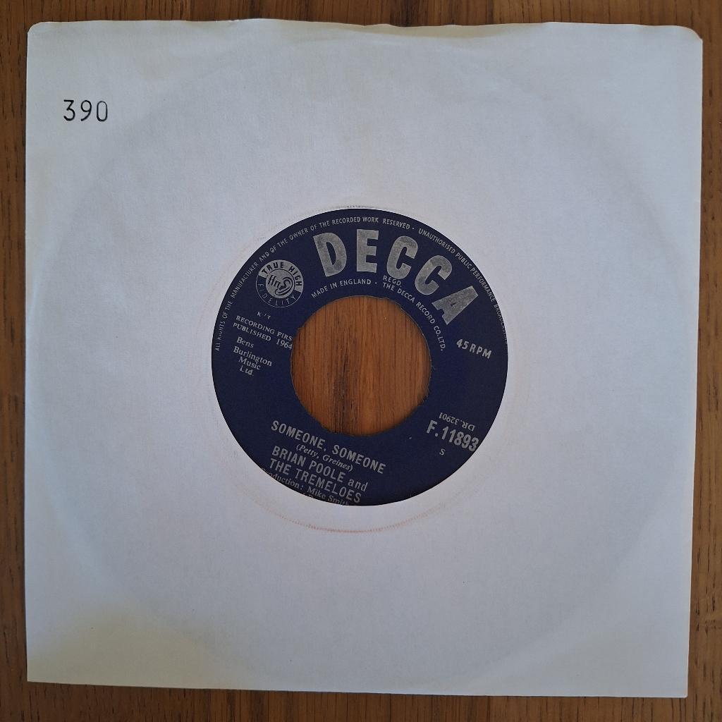 Brian Poole & The Tremeloes - Someone, Someone (026), Cd's en Dvd's, Vinyl Singles, Gebruikt, Pop, Ophalen of Verzenden