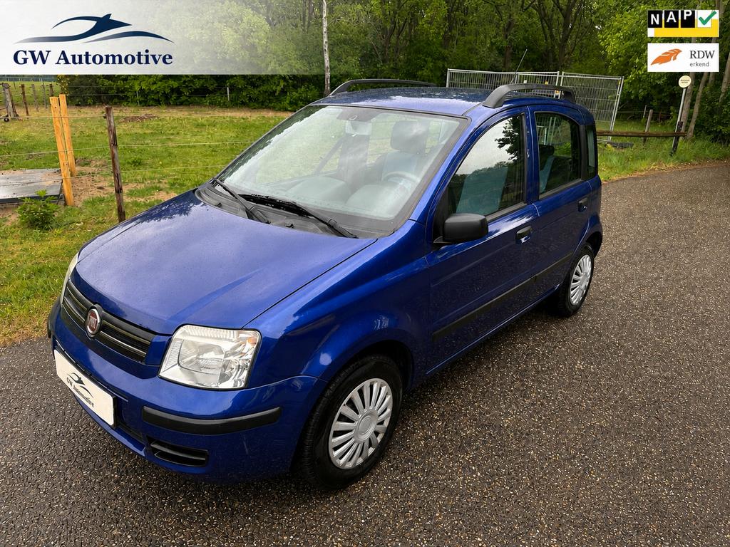 Fiat Panda 1.2 44KW 60PK 2008 Blauw, Auto's, Fiat, Voorwielaandrijving, Metallic lak, Stof, Origineel Nederlands