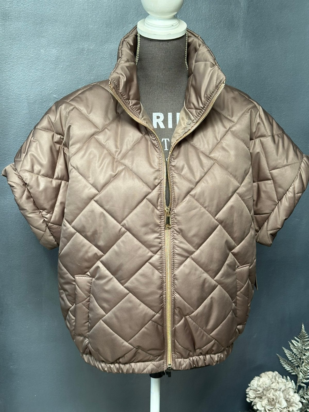 Bodywarmer taupe nieuw, Kleding | Dames, Ophalen of Verzenden, Nieuw, Maat 42/44 (L), Bruin