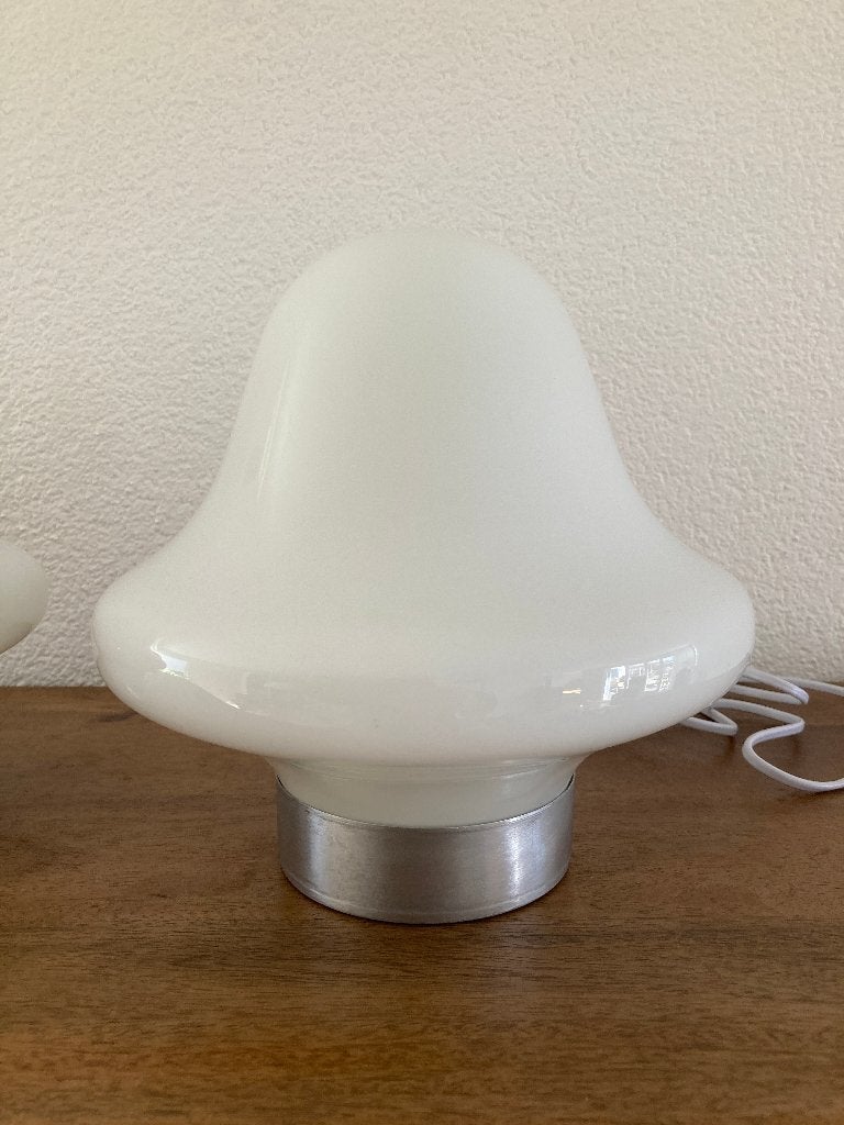 vintage lamp jaren 60 70, Ophalen of Verzenden, Glas, Design