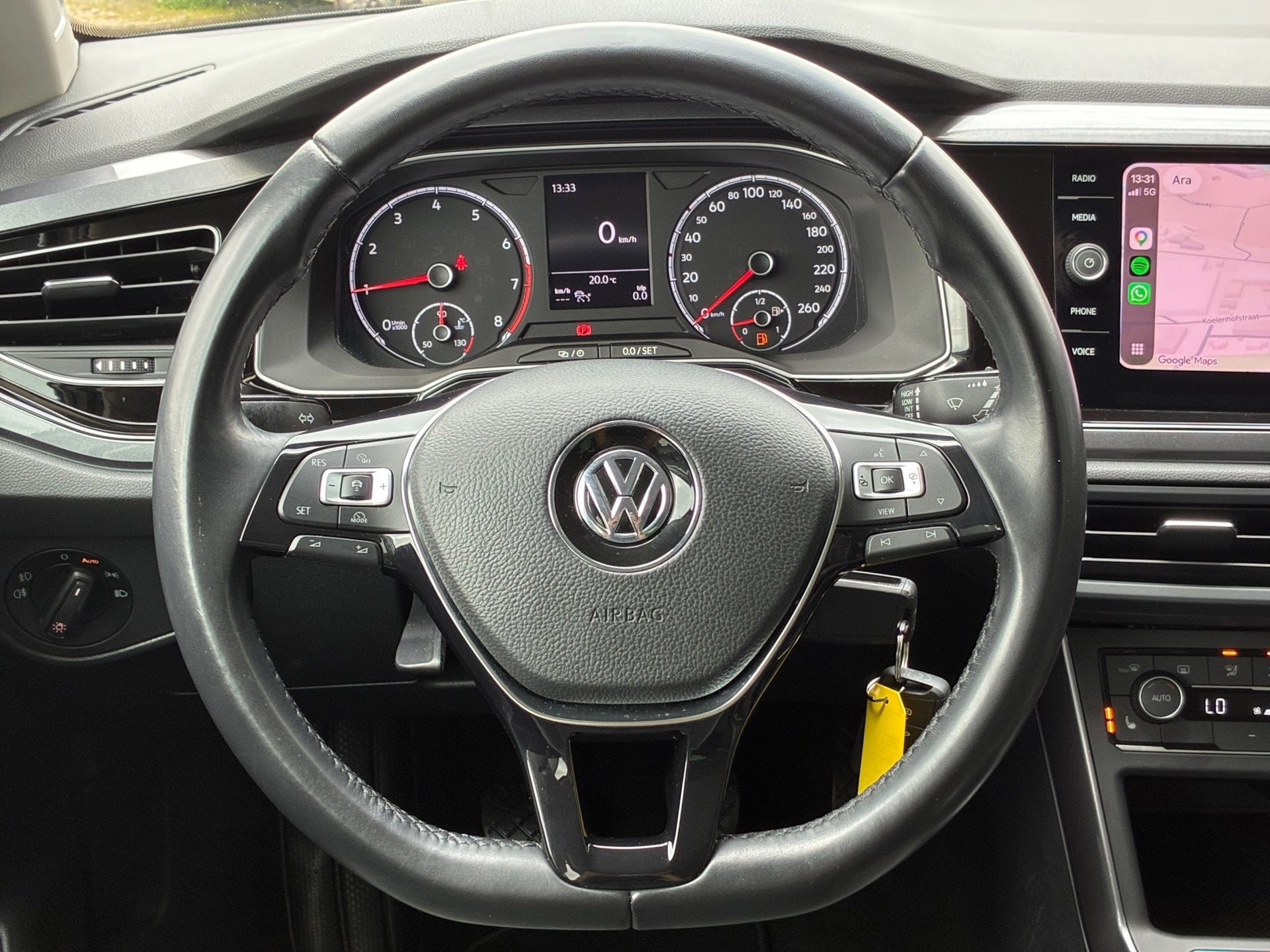 Volkswagen Polo 1.0 TSI |R-Line|Navigatie|Camera|CruiseContr, Auto's, Voorwielaandrijving, Gebruikt, Euro 6, Bedrijf