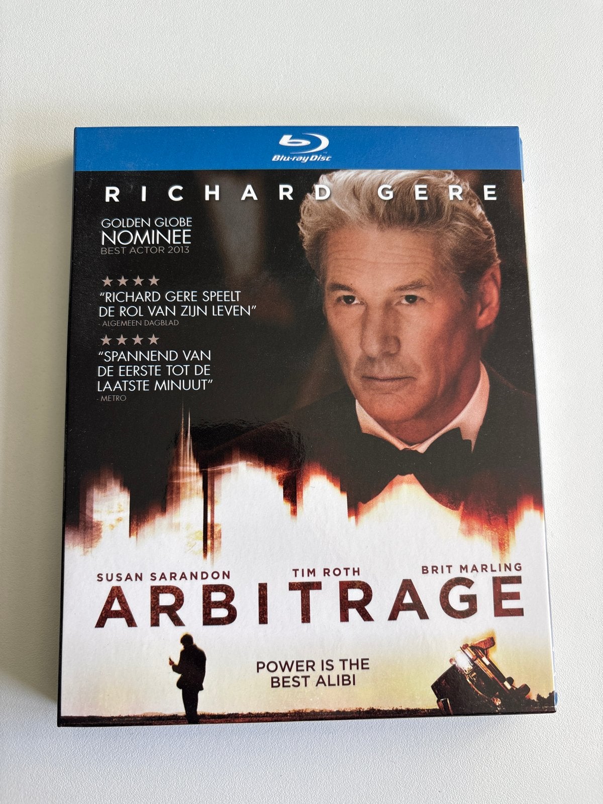 Arbitrage Blu-ray met Richard Gere - Thriller, Cd's en Dvd's, Nederlands, Film, Ophalen of Verzenden, Zo goed als nieuw