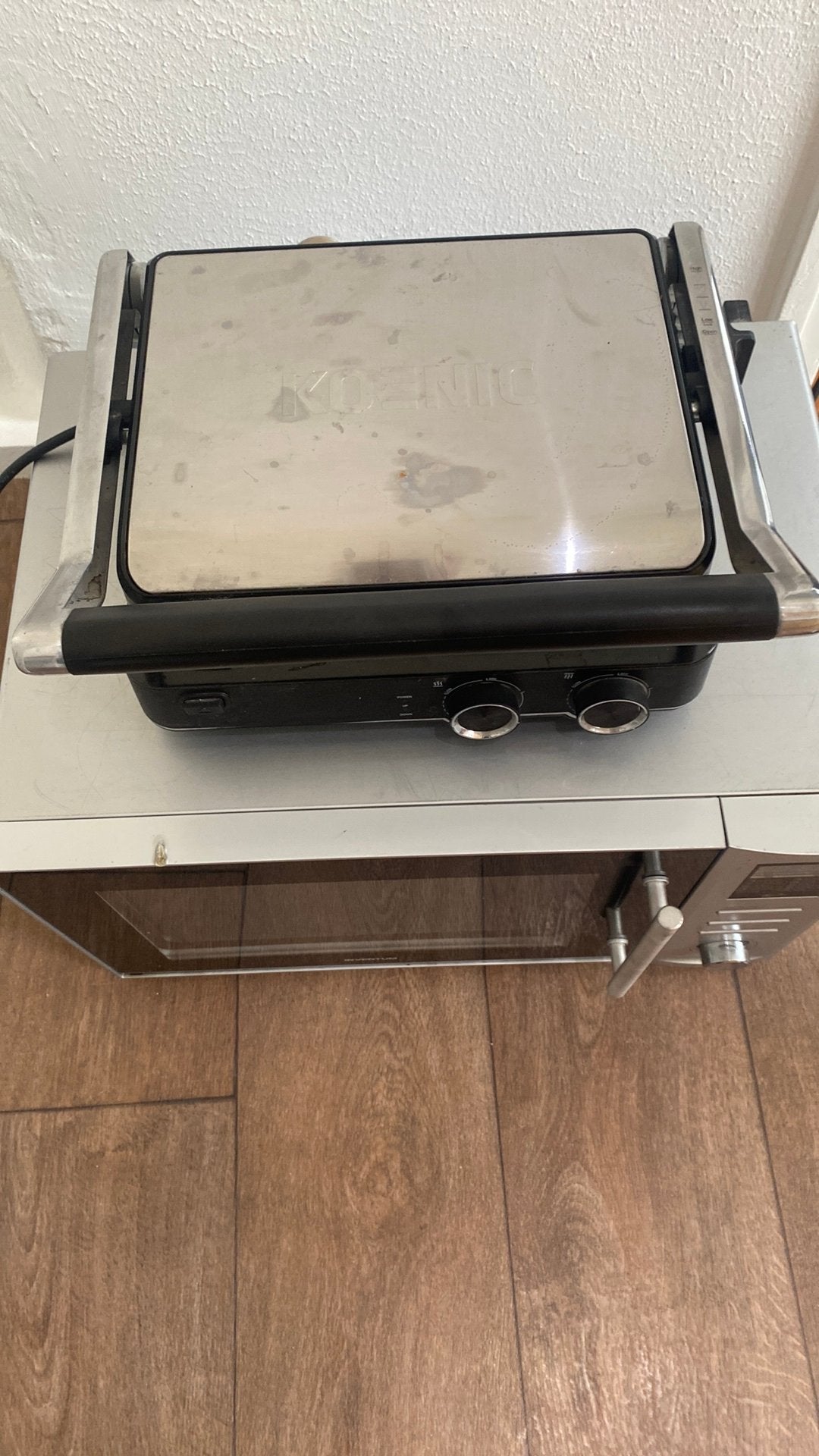 Te koop koenic grilplaat  professioneel, Ophalen of Verzenden, Zo goed als nieuw