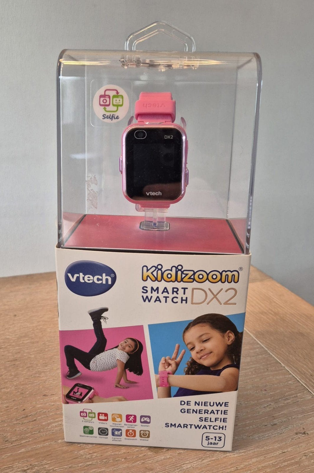 VTech Kidizoom Smart Watch DX2 Roze, Ophalen of Verzenden, Zo goed als nieuw, Roze, Vtech