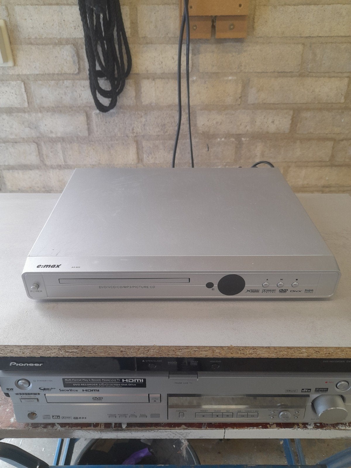 E:max AS 605 DVD-speler, Ophalen of Verzenden, Gebruikt, Dvd-speler, Overige merken