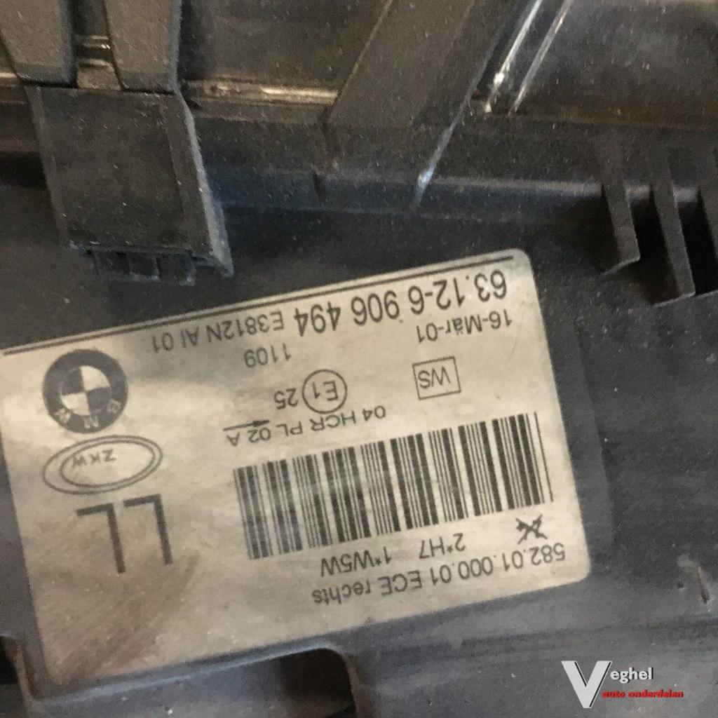 BMW E46 2001 Koplamp Rechts, Gebruikt, -, -, Ophalen of Verzenden