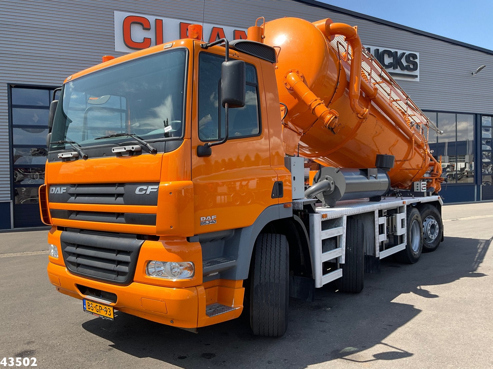 DAF FAX 85 CF 340 Droge stoffen blaas installatie Just 21.61, Auto's, ABS, 340 pk, Origineel Nederlands, 2 stoelen